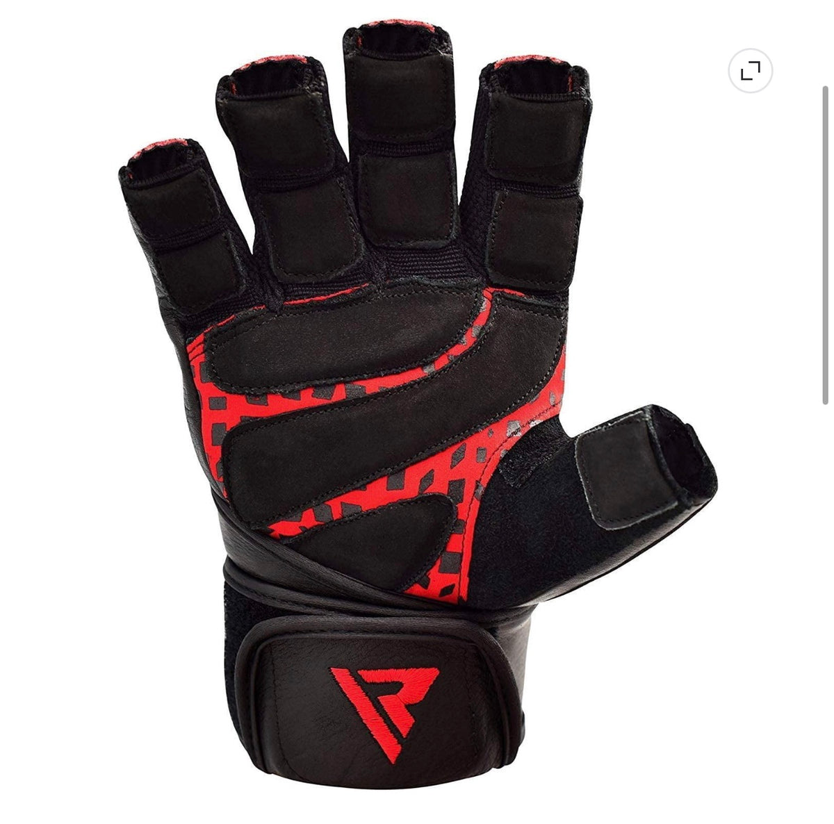 RDX Cow Hide Leather Gym Weight Lifting Gloves Training
Fitness Exercise