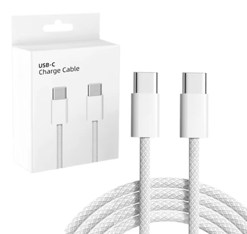 USB-C to USB-C Nylon Braided Charging Cable — 1m / 3.3ft 🤍

✅ Durable braided design
✅ Fast & reliable charging
✅ USB-C to USB-C
✅ Perfect for home, office & travel
📦 Brand new

Order yours today! 🛒
