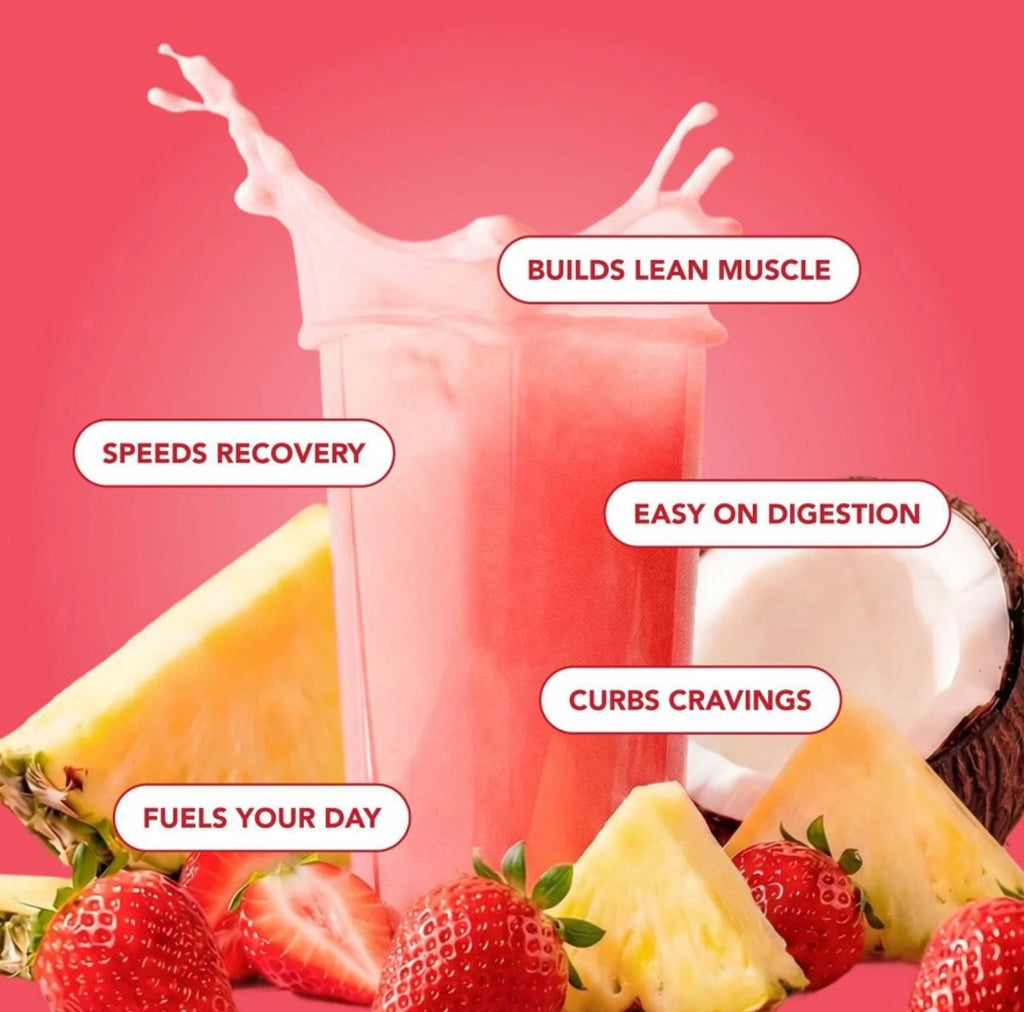Clean Simple Eats Clear Protein Powder
Strawberry Pina Colada - 19.7oz/20 Servings